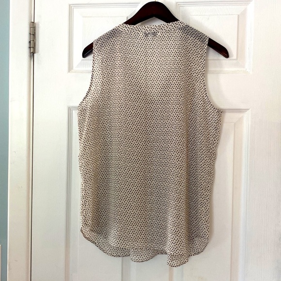 Rose + Olive Sheer Printed Tank - Picture 2 of 8